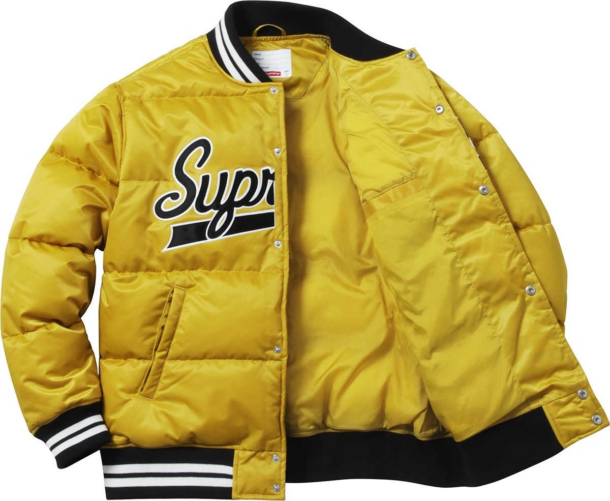 Script Varsity Puffy Jacket view 3